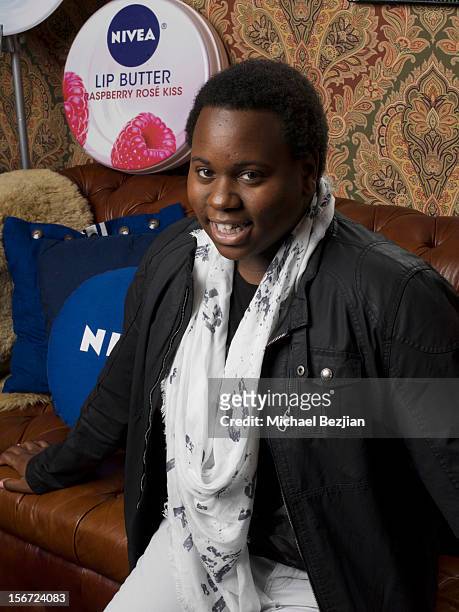 Actor Alex Newell attends Interscope Records AMA After Party Hosted By NIVEA Lip Butters & Ciroc Ultra Premium Vodka Portraits Inside on November 18,...