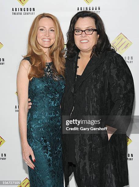 Rosie O'Donnell and wife Michelle Rounds attend the 2012 Abingdon Theatre Company Gala at Espace on November 19, 2012 in New York City.