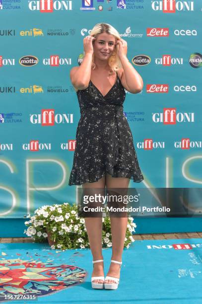 Italian singer Federica Carta at Giffoni Film Festival 2023. Giffoni Valle Piana , July 22nd, 2023