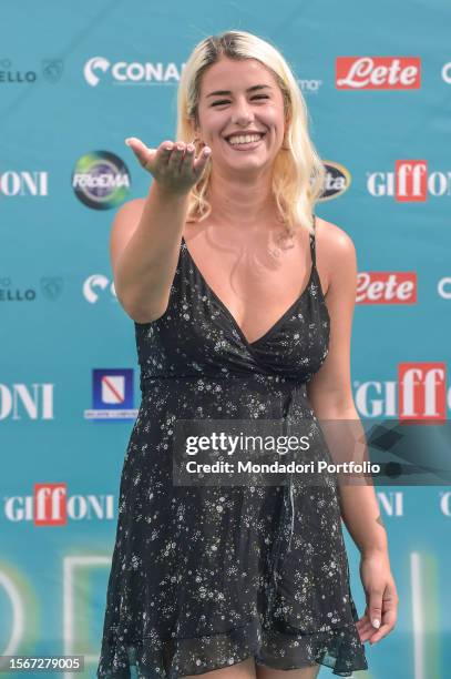 Italian singer Federica Carta at Giffoni Film Festival 2023. Giffoni Valle Piana , July 22nd, 2023