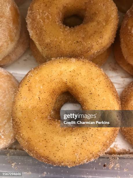 fresh sugar and cinnamon dusted sweet pastries. traditional scandinavian ring doughnuts. freshly baked cakes for coffee break in sweden. fika in swedish coffee shop in march 2023 - fika stock pictures, royalty-free photos & images