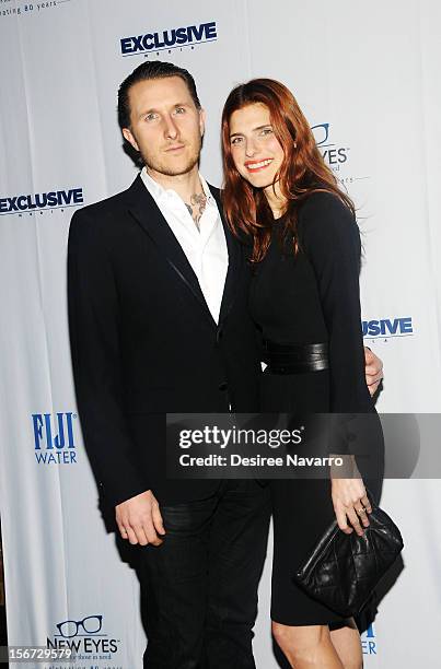 Tattoo artist Scott Campbell and actress Lake Bell attend the New Eyes For The Needy 80th Anniversary Gala honoring Jake Gyllenhaal at Colicchio &...