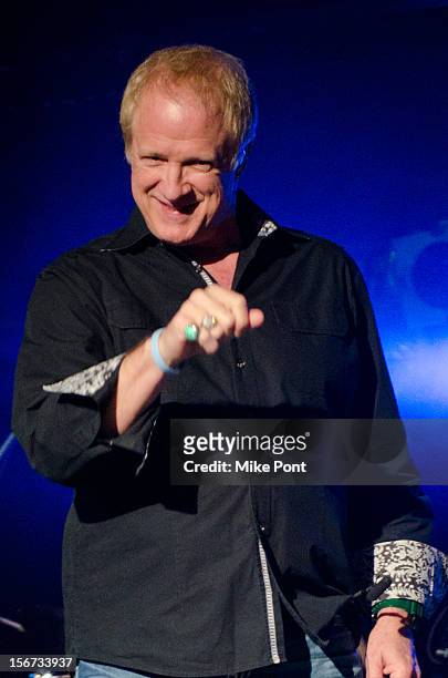 Lee Loughnane of the rock band Chicago performs during the Musician's On Call 2012 Benefit at B.B. King Blues Club & Grill on November 19, 2012 in...