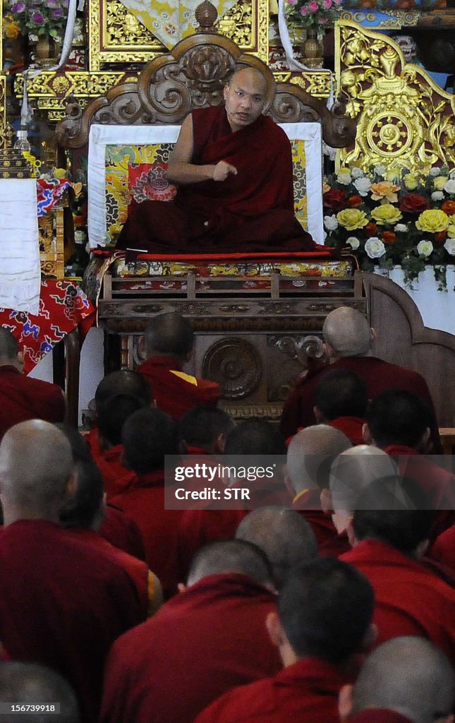 INDIA-RELIGION-BUDDHA-KARMAPA