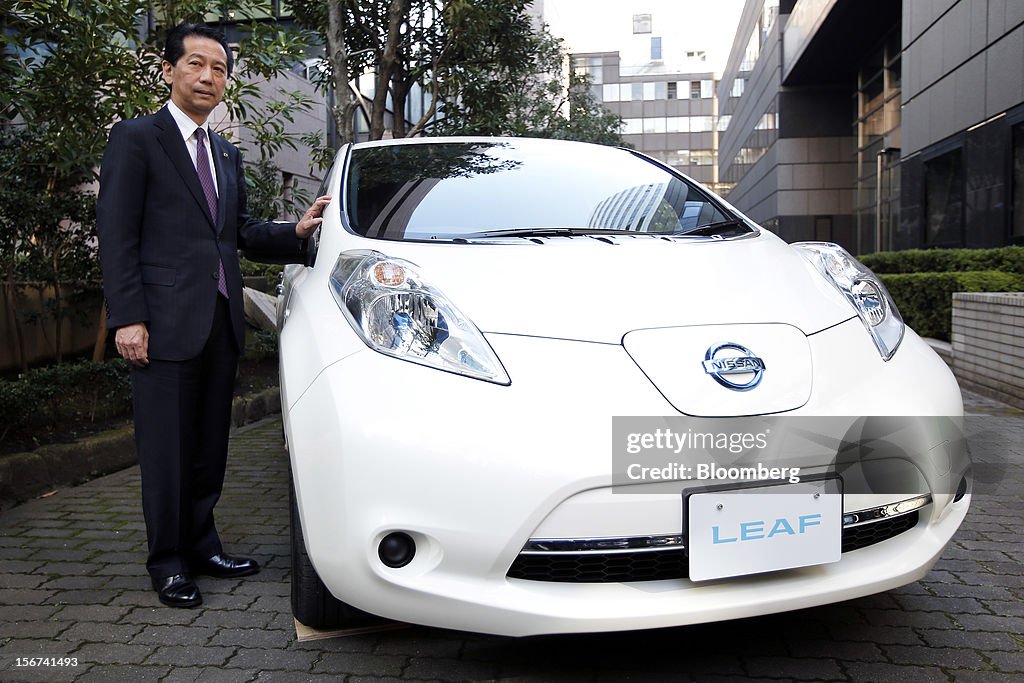 Nissan Motor Co. Unveils The Updated Nissan Leaf Electric Vehicle