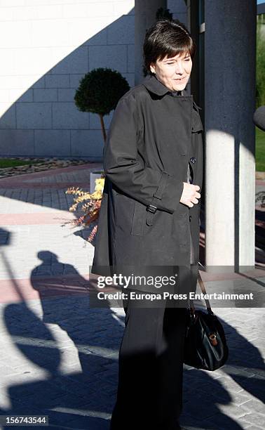 Rita Irasema attends the funeral for Emilio Aragon, known as 'Miliki' on November 19, 2012 in Madrid, Spain. The famous clown, who died at age 83,...