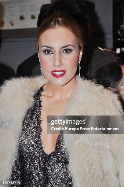 Berta Collado arrives at GQ Men of the Year Awards 2012 at Palace Hotel on November 19, 2012 in Madrid, Spain.