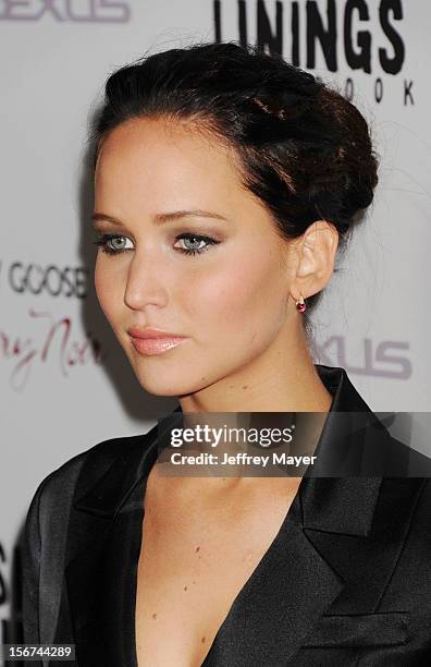 Actress Jennifer Lawrence arrives at the 'Silver Linings Playbook' - Los Angeles Special Screening at the Academy of Motion Picture Arts and Sciences...