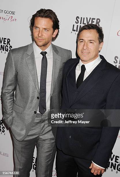 Bradley Cooper and David O. Russell arrives at the 'Silver Linings Playbook' - Los Angeles Special Screening at the Academy of Motion Picture Arts...
