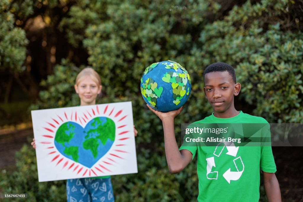 Young people coming together to encourage love and care for the earth