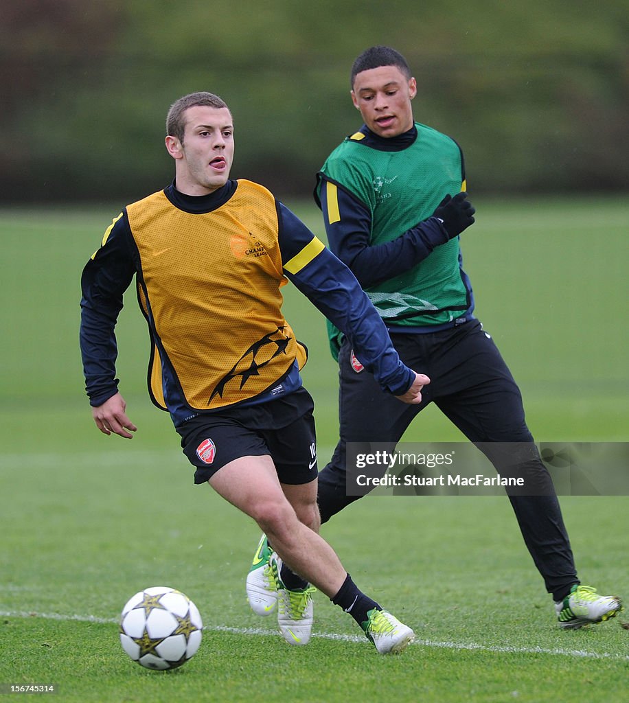 Arsenal Training Session & Press Conference