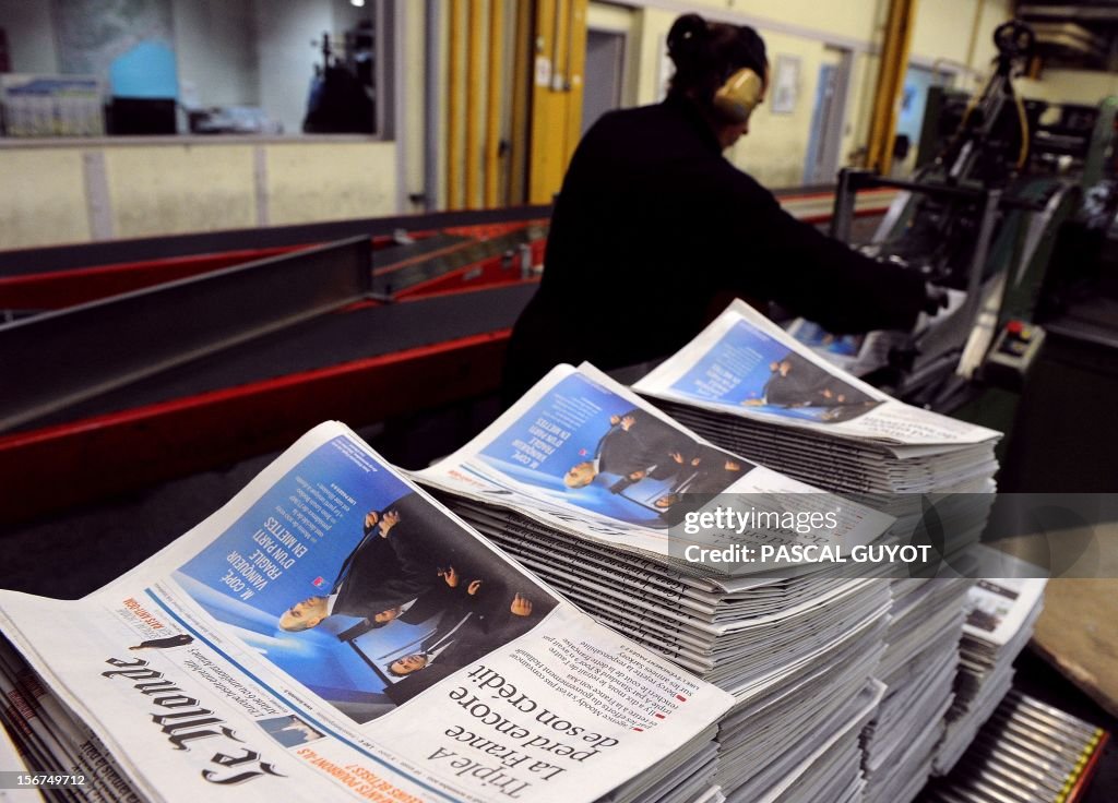 FRANCE-MEDIAS-PRESS-LE MONDE