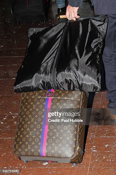 Actress Diane Kruger is sighted at aeroport de Roissy on November 20, 2012 in Paris, France.