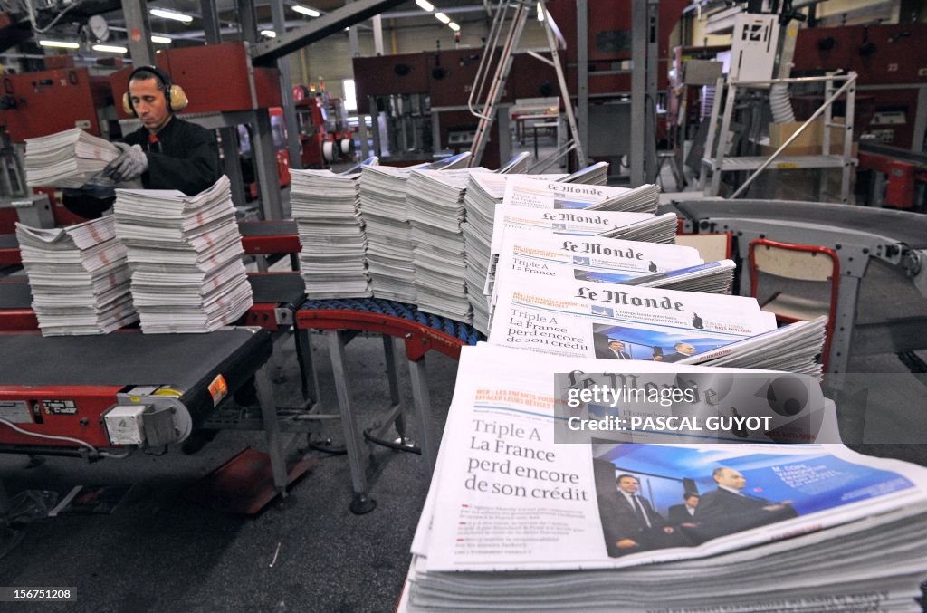 FRANCE-MEDIAS-PRESS-LE MONDE