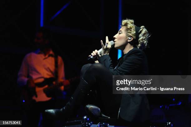 Malika Ayane performs at the Europa Auditorium on November 19, 2012 in Bologna, Italy.