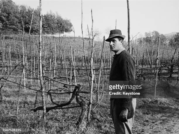 Spanish Royal Juan Carlos, Prince of Asturias, during a shooting party in Rocca de' Giorgi, Lombardy, Italy, 12th December 1961.