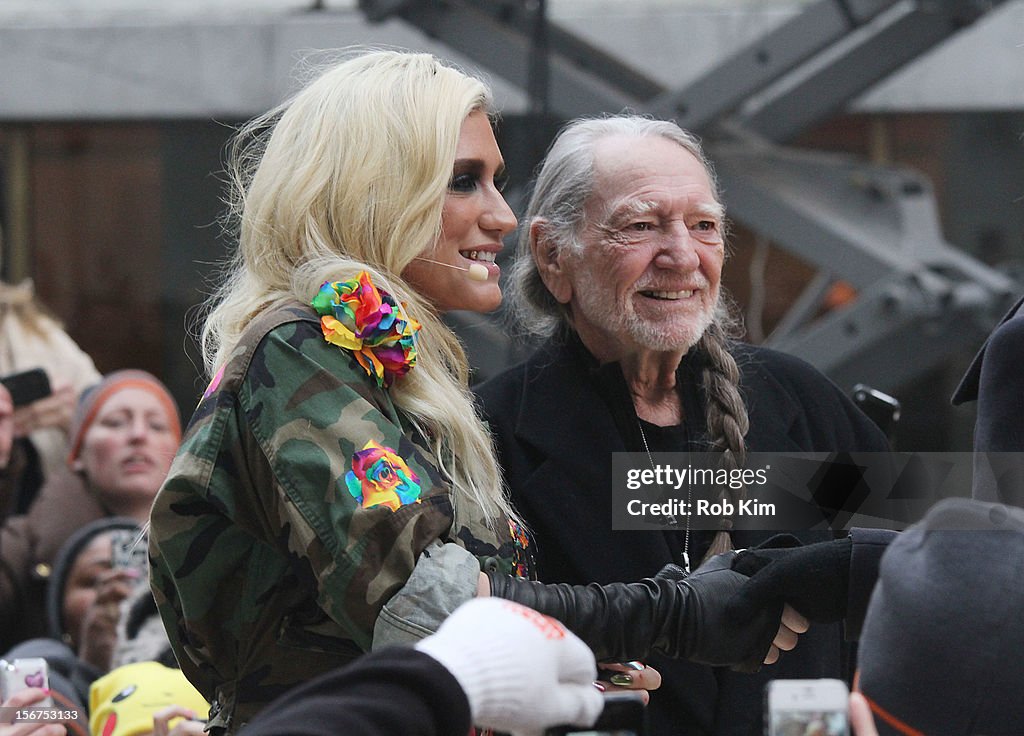 Ke$ha Performs On NBC's "Today" Annual Thanksgiving Week Of Concerts