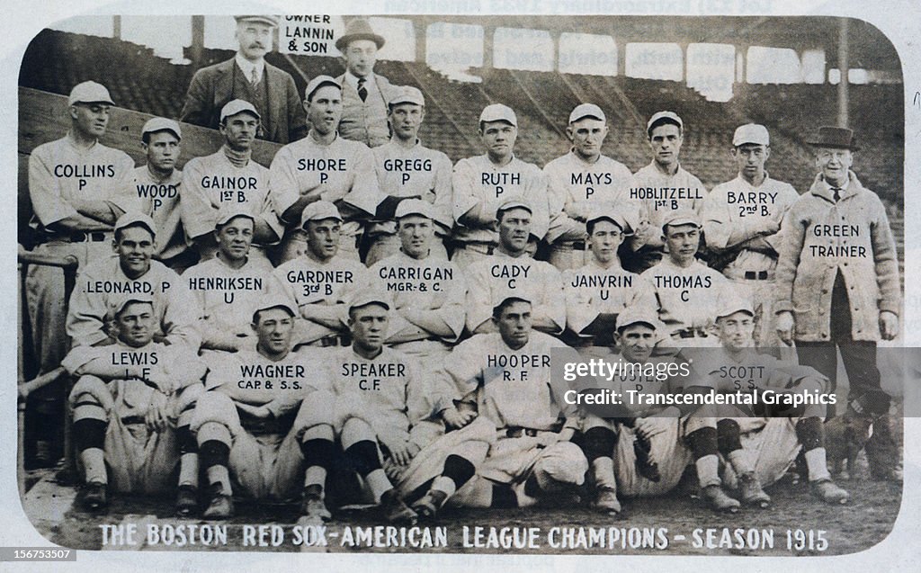 1915 Red Sox Postcard