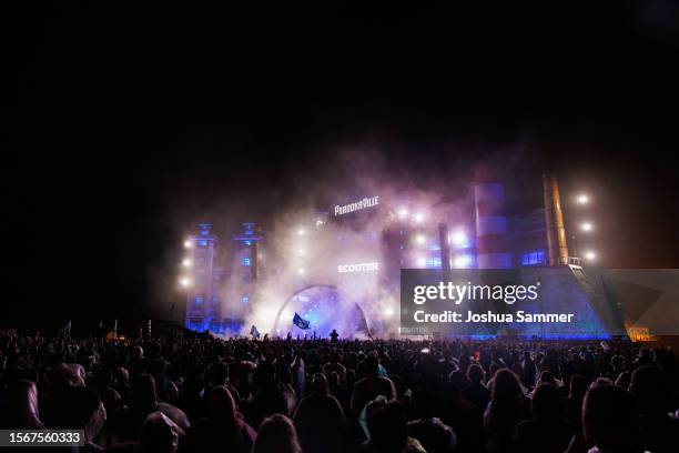 General view during Parookaville 2023 on July 23, 2023 in Weeze, Germany.
