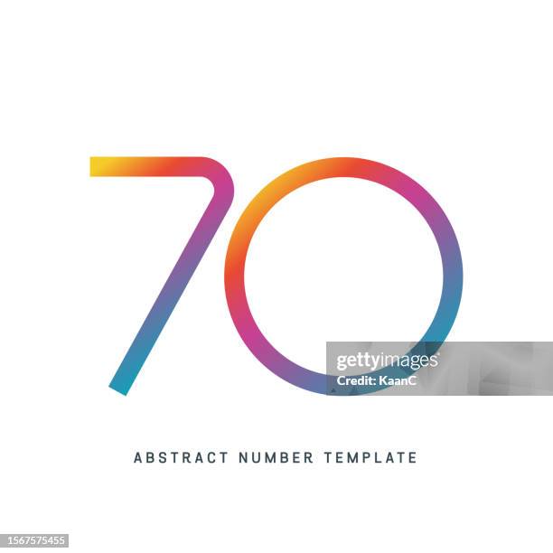 stockillustraties, clipart, cartoons en iconen met abstract number template. anniversary number template isolated, anniversary icon label, anniversary symbol vector stock illustration - 10 jarig jubileum
