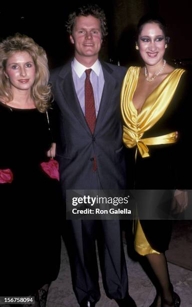 Kathy Hilton, Rick Hilton and Francesca Braschi attend Francesca Braschi Fashion Show on November 14, 1985 at Saks Fifth Avenue in New York City.