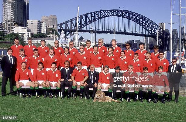 Team Photo of the British Lions on Tour in Australia. Mandatory Credit : Russell Cheyne/Allsport Mandatory Credit: Allsport UK/ALLSPORT