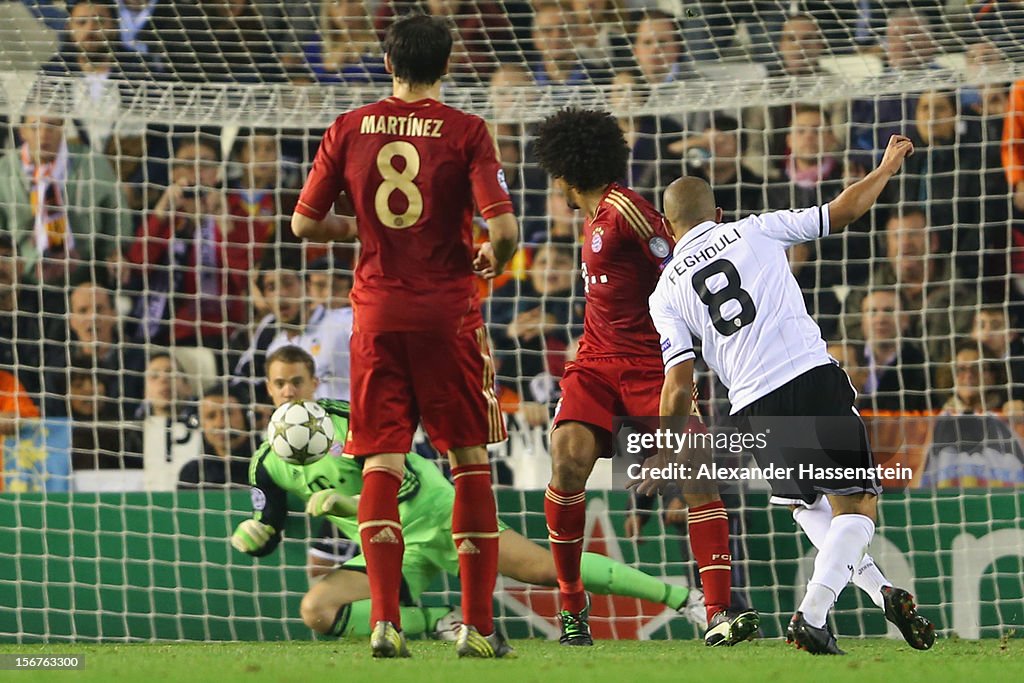 Valencia CF v FC Bayern Muenchen - UEFA Champions League