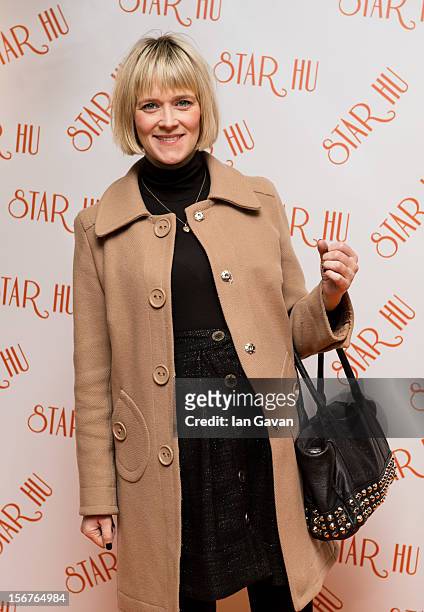 Edith Bowman attends the Star Hu store launch party on November 20, 2012 in London, United Kingdom.