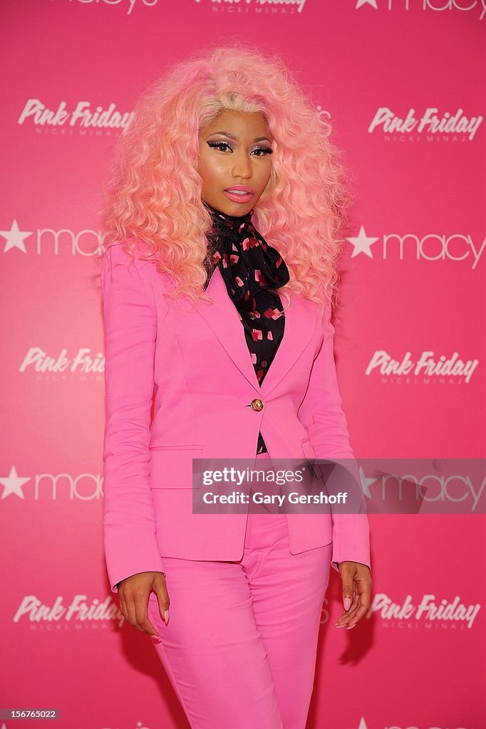 Nicki Minaj's "Pink Friday" Fragrance  Holiday Season Celebration