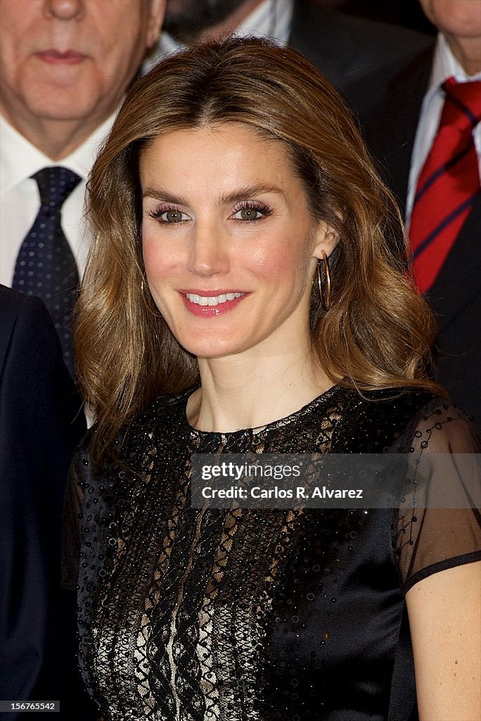 Spanish Royals Attend 'Francisco Cerecedo' Journalism Award 2012