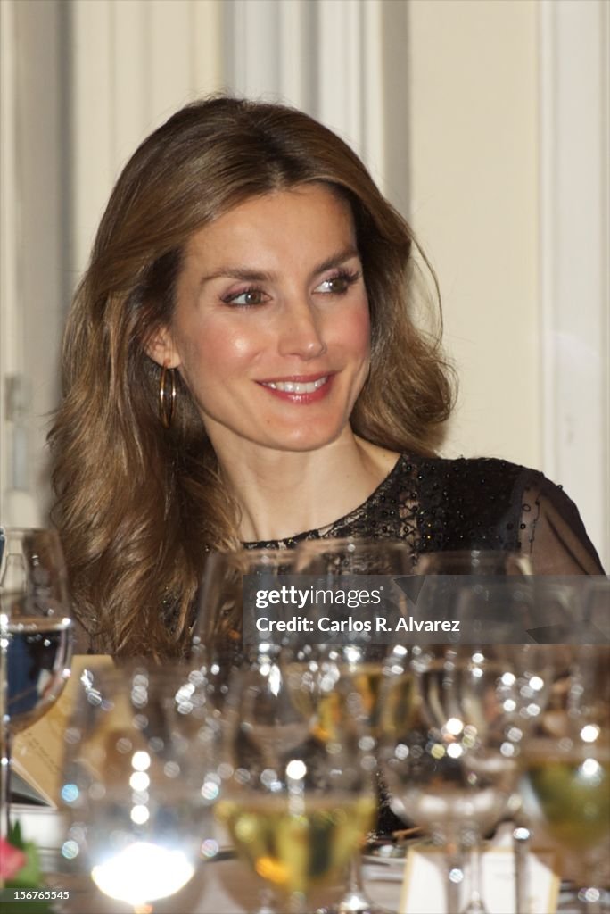 Spanish Royals Attend 'Francisco Cerecedo' Journalism Award 2012