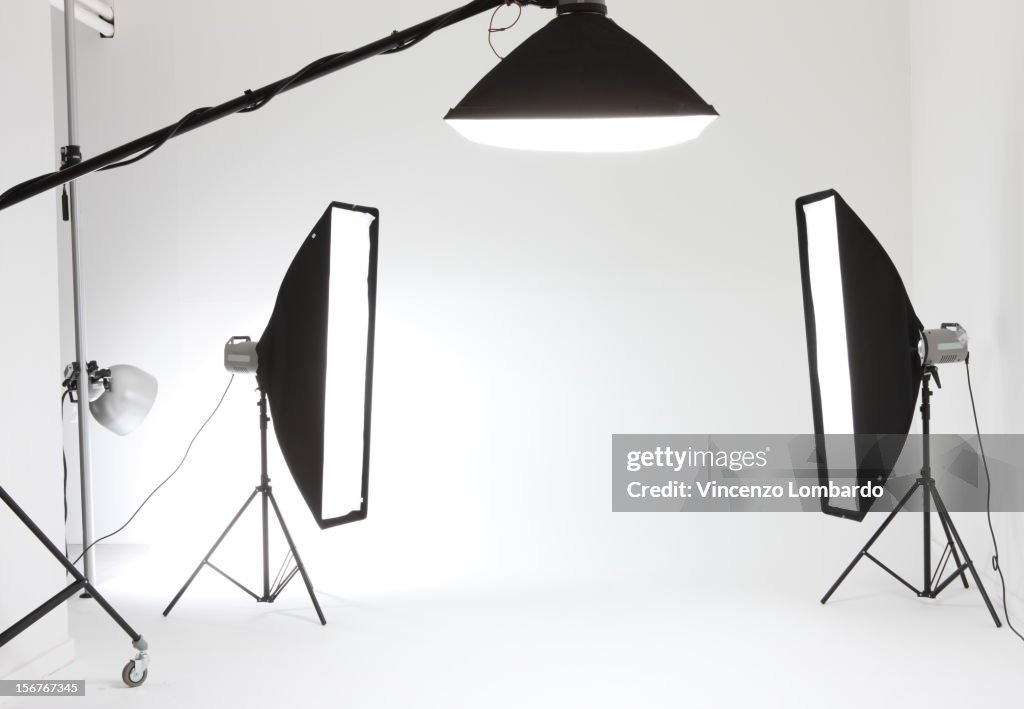 Studio shoot lighting