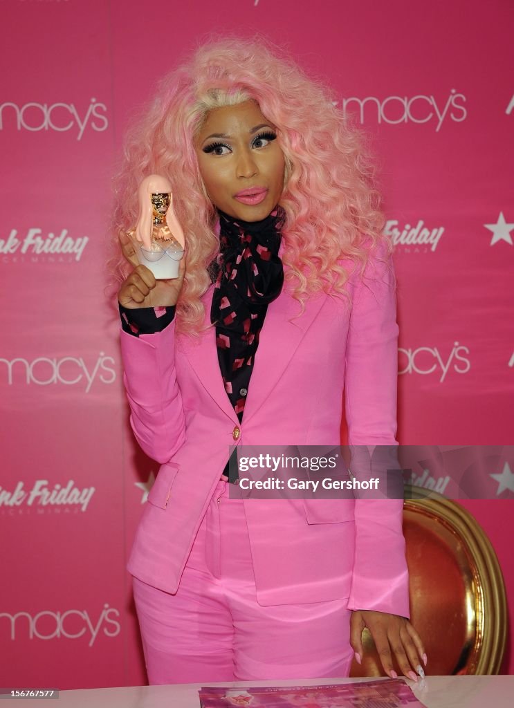 Nicki Minaj's "Pink Friday" Fragrance Holiday Season Celebration
