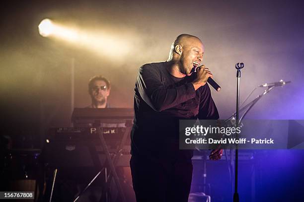 Oxmo Puccino performs at Le Bataclan on November 20, 2012 in Paris, France.
