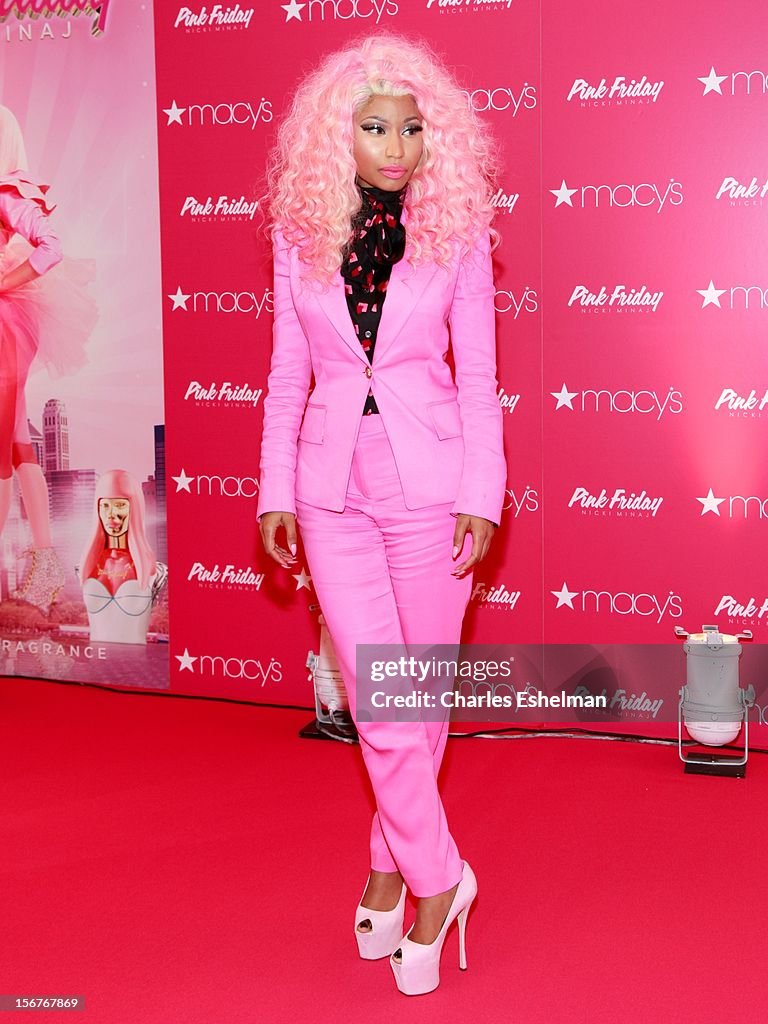 Nicki Minaj's "Pink Friday" Fragrance  Holiday Season Celebration