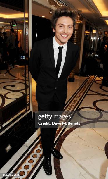 Tyler James attends a drinks reception at the Amy Winehouse Foundation Ball held at The Dorchester on November 20, 2012 in London, England.