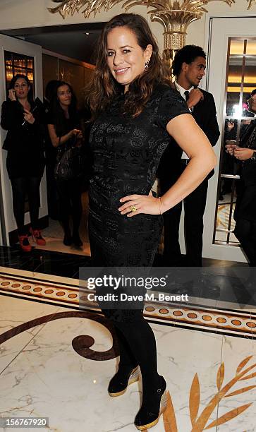 Jade Jagger attends a drinks reception at the Amy Winehouse Foundation Ball held at The Dorchester on November 20, 2012 in London, England.