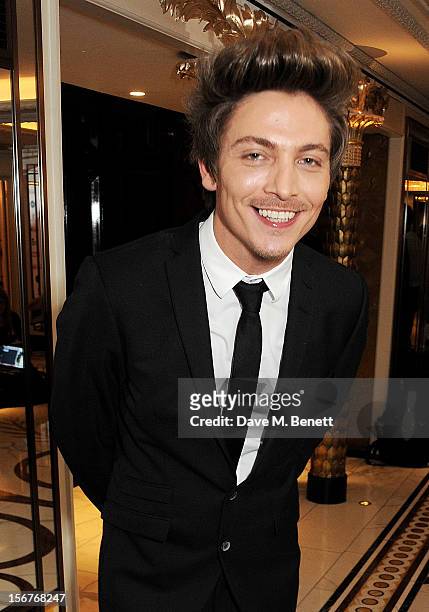 Tyler James attends a drinks reception at the Amy Winehouse Foundation Ball held at The Dorchester on November 20, 2012 in London, England.