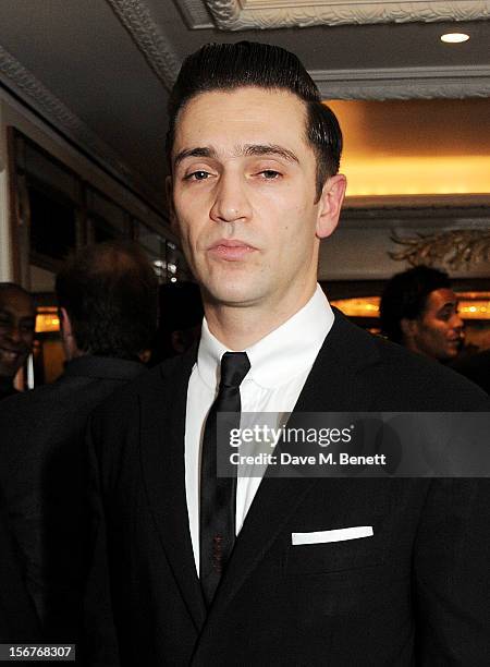 Reg Traviss attends a drinks reception at the Amy Winehouse Foundation Ball held at The Dorchester on November 20, 2012 in London, England.