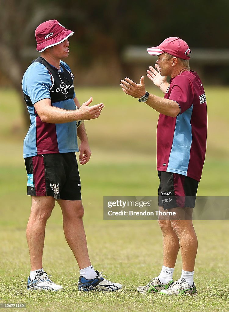 Manly Sea Eagles Training Session