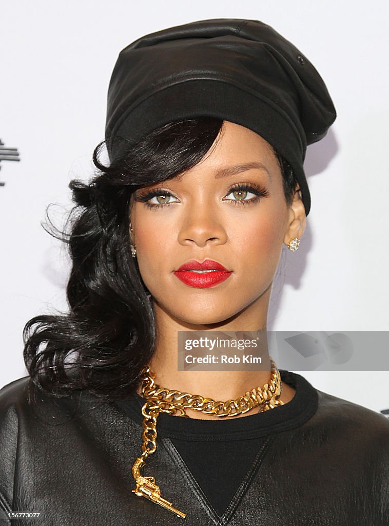 Rihanna "Unapologetic" Record Release Fan Meet And Greet