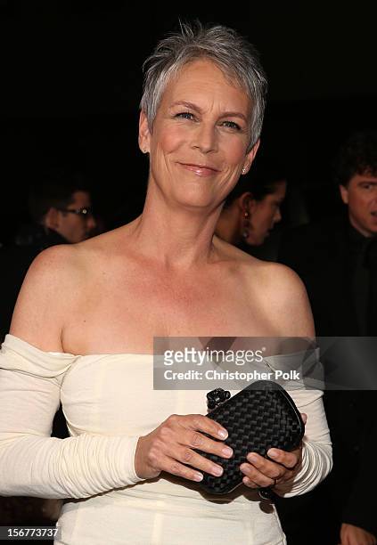 Actress Jamie Lee Curtis arrives at the premiere of Fox Searchlight Pictures' "Hitchcock" at the Academy of Motion Picture Arts and Sciences Samuel...