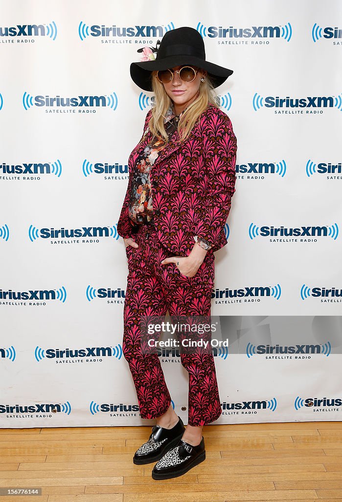 Celebrities Visit SiriusXM Studios