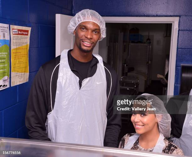 Chris Bosh and wife Adrienne Bosh and Team Tomorrow Inc. Team up for the 2nd year with Chapman Partnership to feed the local families of Miami this...