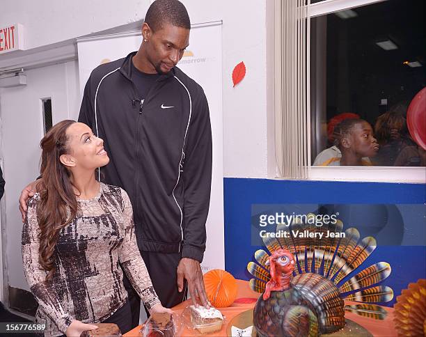 Chris Bosh and wife Adrienne Bosh and Team Tomorrow Inc. Team up for the 2nd year with Chapman Partnership to feed the local families of Miami this...
