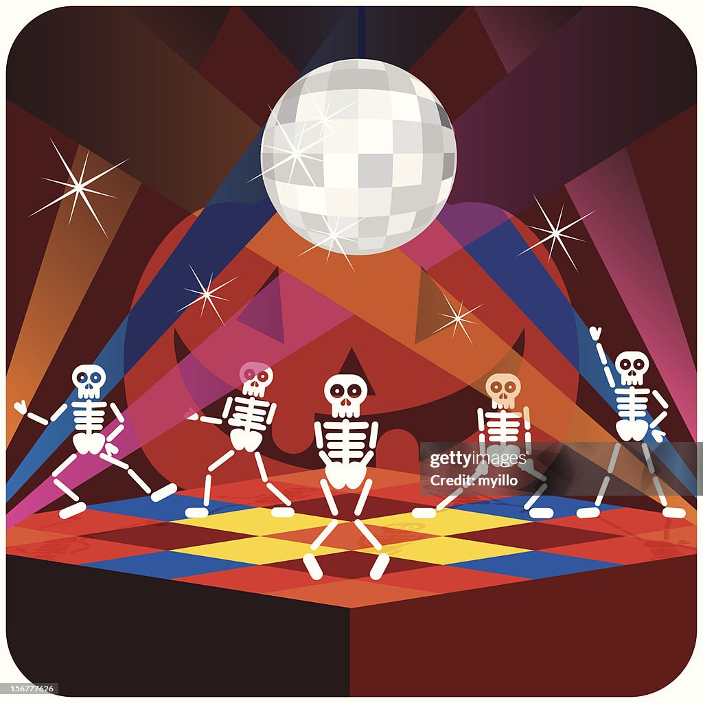 Esqueleto dança thriller
