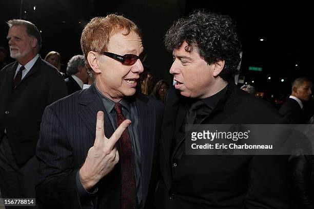 Composer Danny Elfman and Director Sacha Gervasi at Fox Searchlight Pictures' "Hitchcock" Los Angeles Premiere held at AMPAS Samuel Goldwyn Theater...