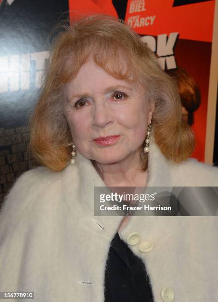 Actress Piper Laurie arrives at the premiere of Fox Searchlight Pictures' "Hitchcock" at the Academy of Motion Picture Arts and Sciences Samuel...