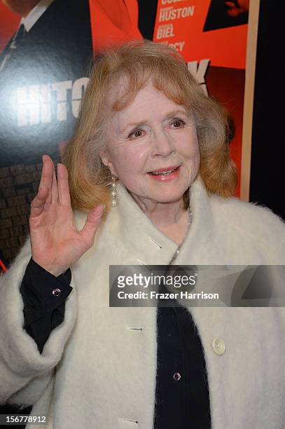 Actress Piper Laurie arrives at the premiere of Fox Searchlight Pictures' "Hitchcock" at the Academy of Motion Picture Arts and Sciences Samuel...