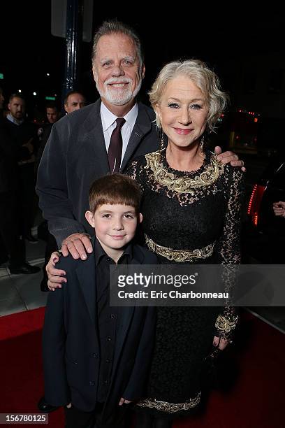 Taylor Hackford , Helen Mirren and Felix Mirren at Fox Searchlight Pictures' "Hitchcock" Los Angeles Premiere held at AMPAS Samuel Goldwyn Theater on...
